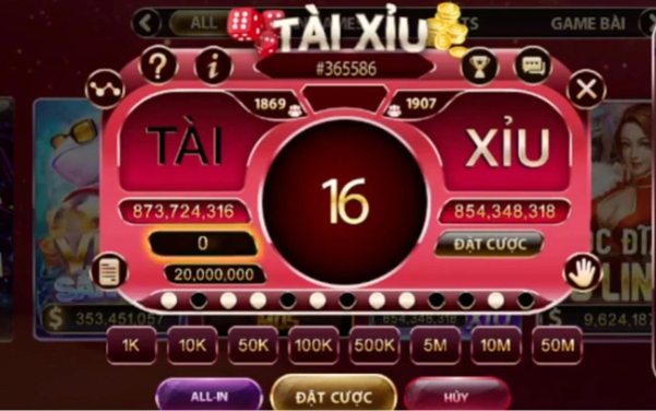 Tài xỉu là một trong những trò chơi phổ biến nhất tại Casino bet365